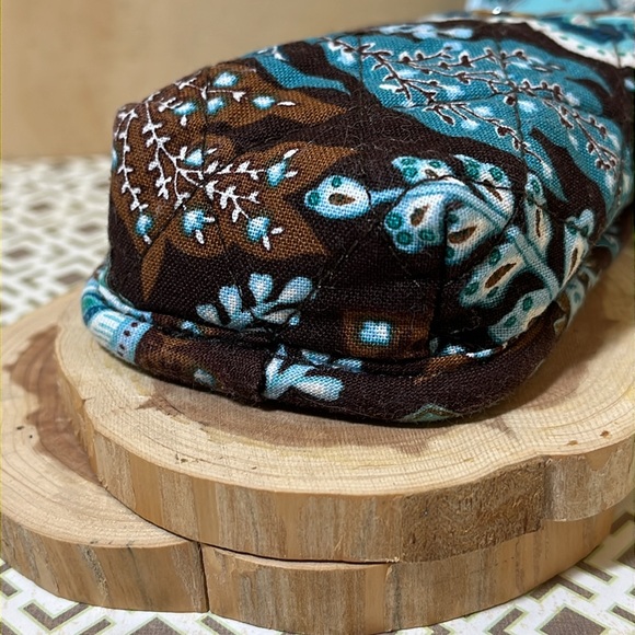 Vera Bradley Pouch Retired Java Blue Pattern - Picture 6 of 9